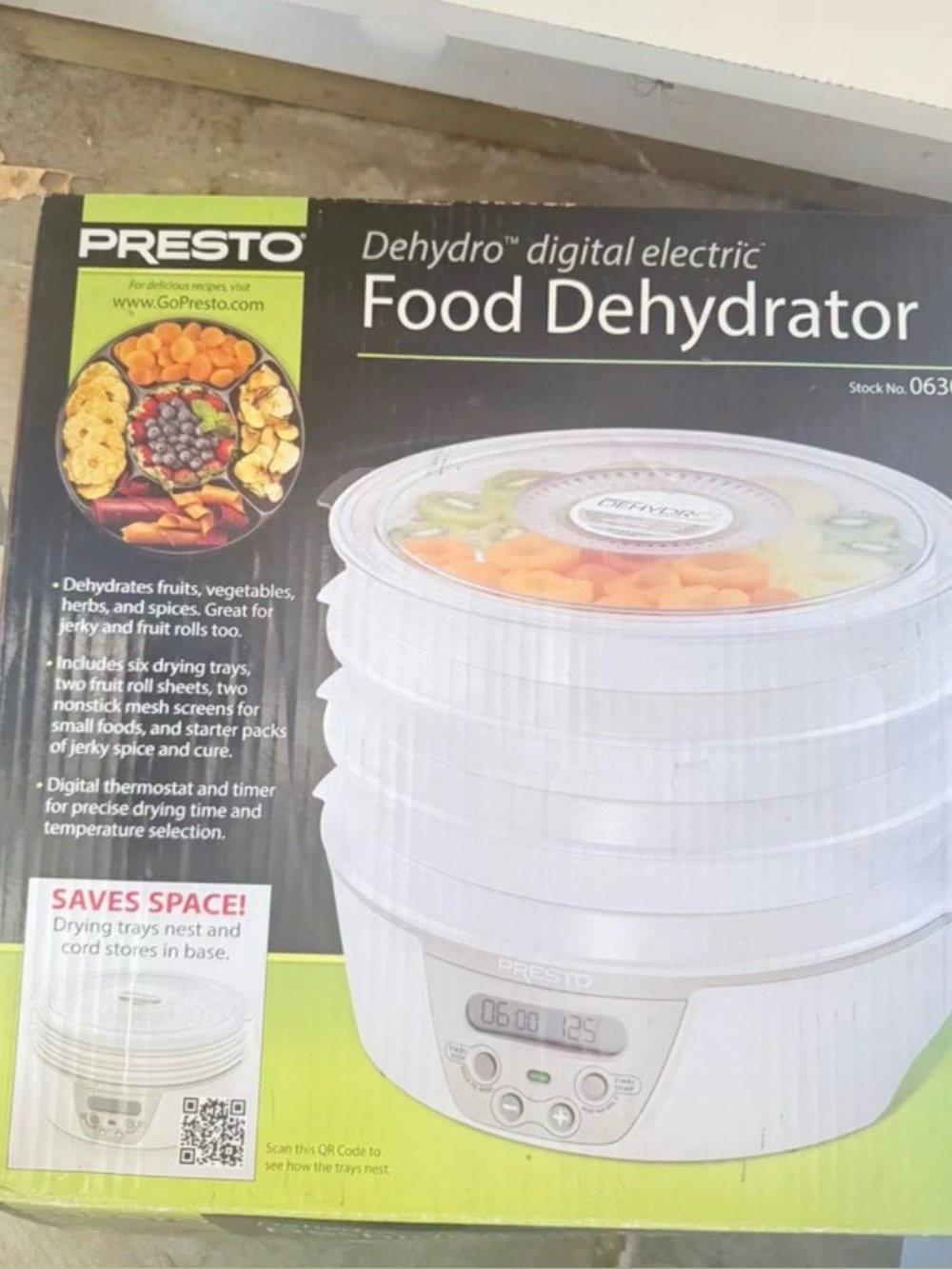 Presto 06301 Digital Dehydrator - White